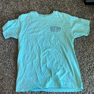 Ron Jon t-shirt/ light blue color and super cute design, size medium